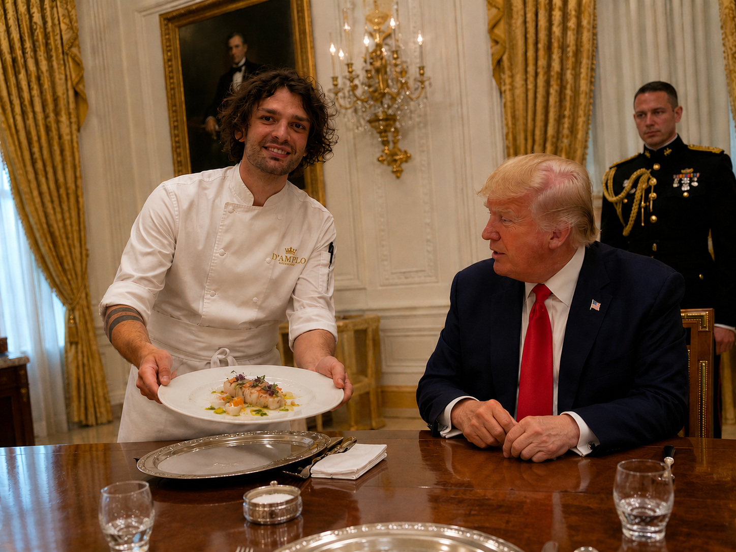 Ciccio con Trump